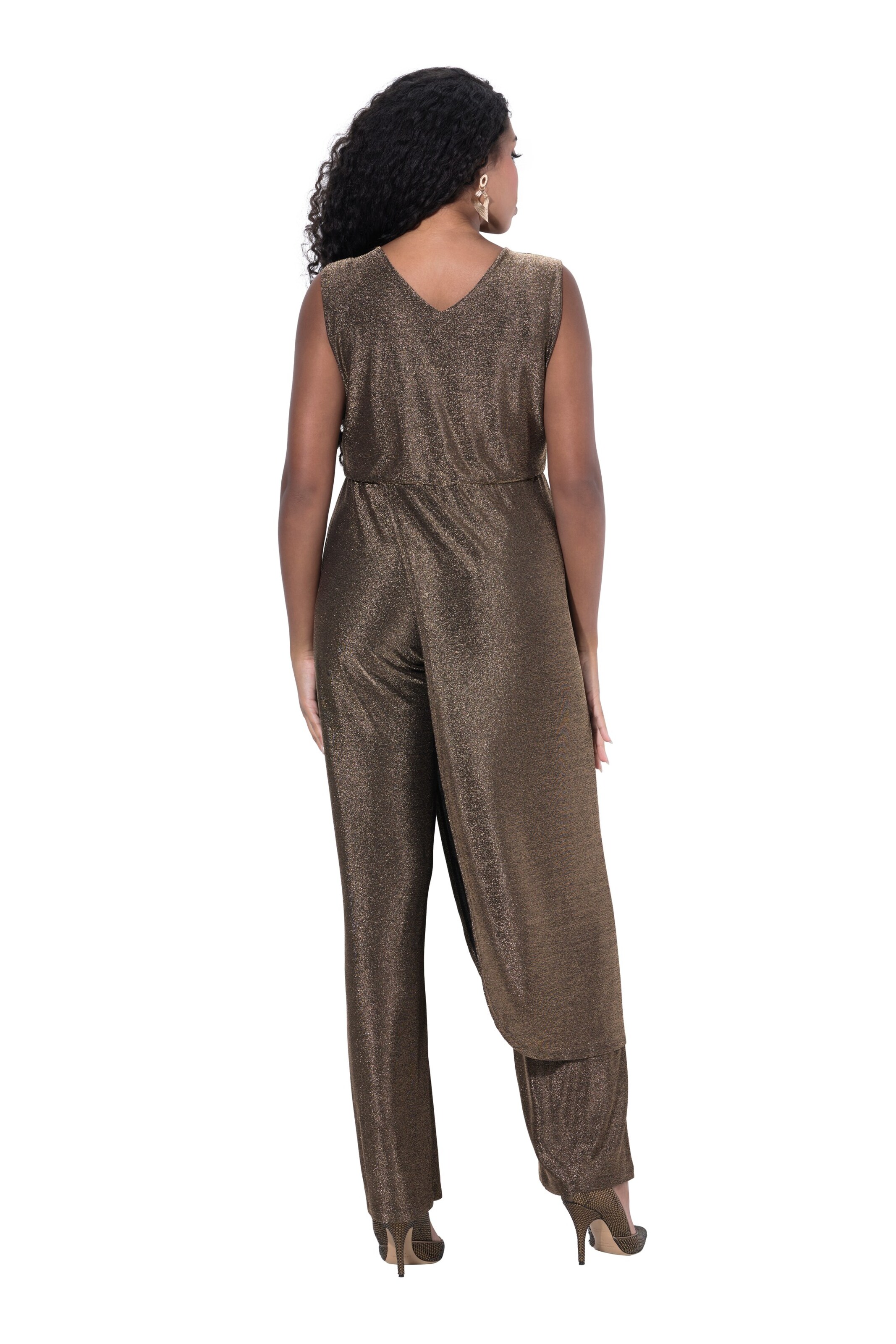 Ulla Popken Jumpsuit in Bronze
