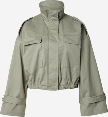 Abercrombie & FitchPrijelazna jakna - zelena boja: prednji dio