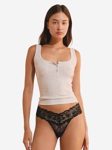 ETAM Thong 'Sweet' in Black