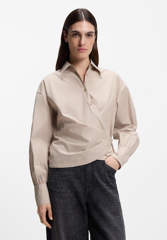 BOSS Bluse 'C_Brapen' in Braun: Vorderseite