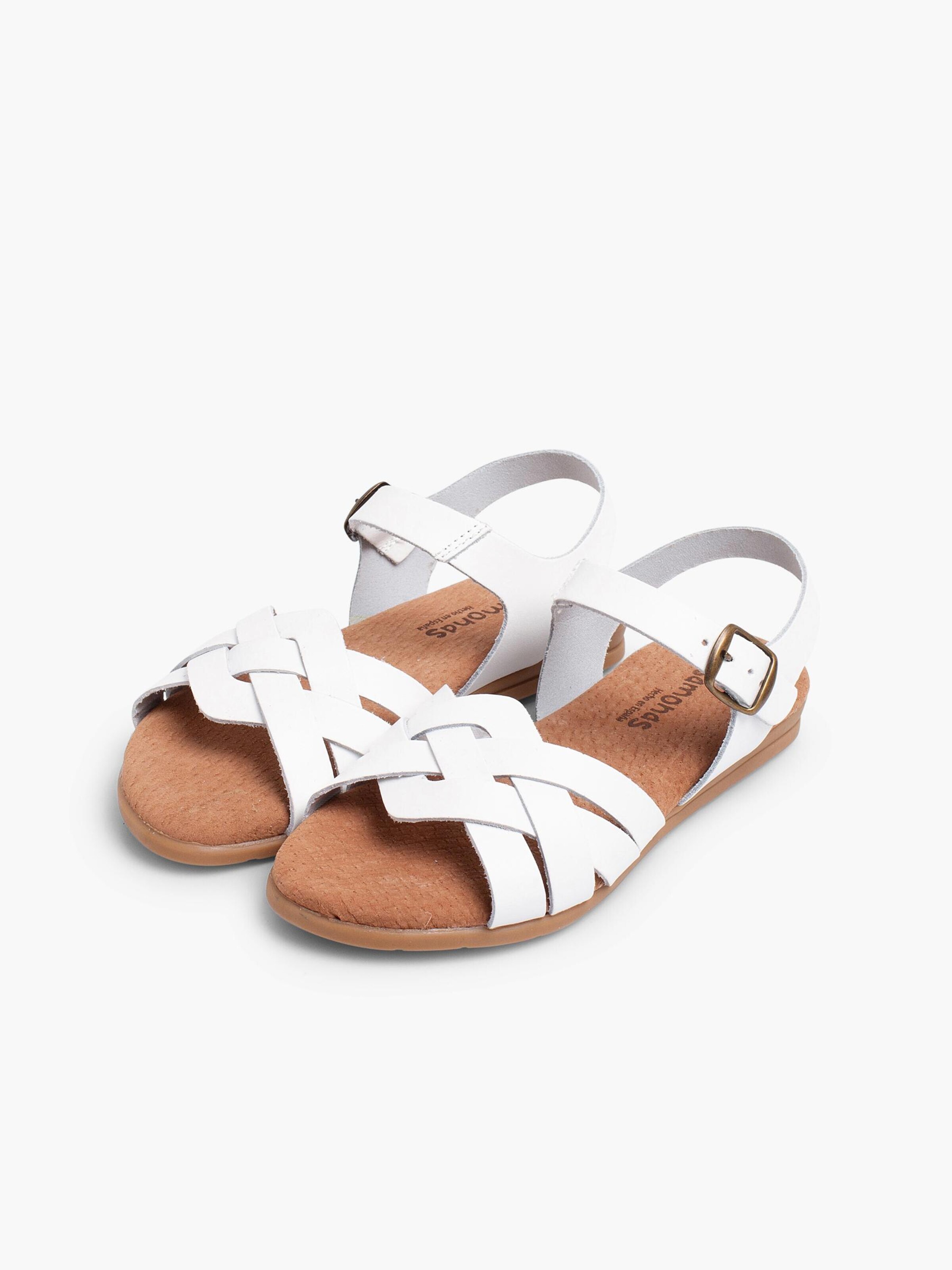 Pisamonas - Sandália em branco
