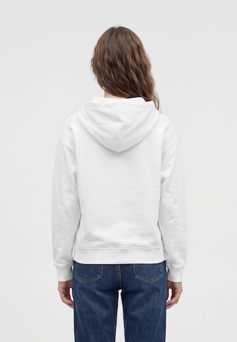 Calvin Klein Jeans Суичър в бяло: отзад