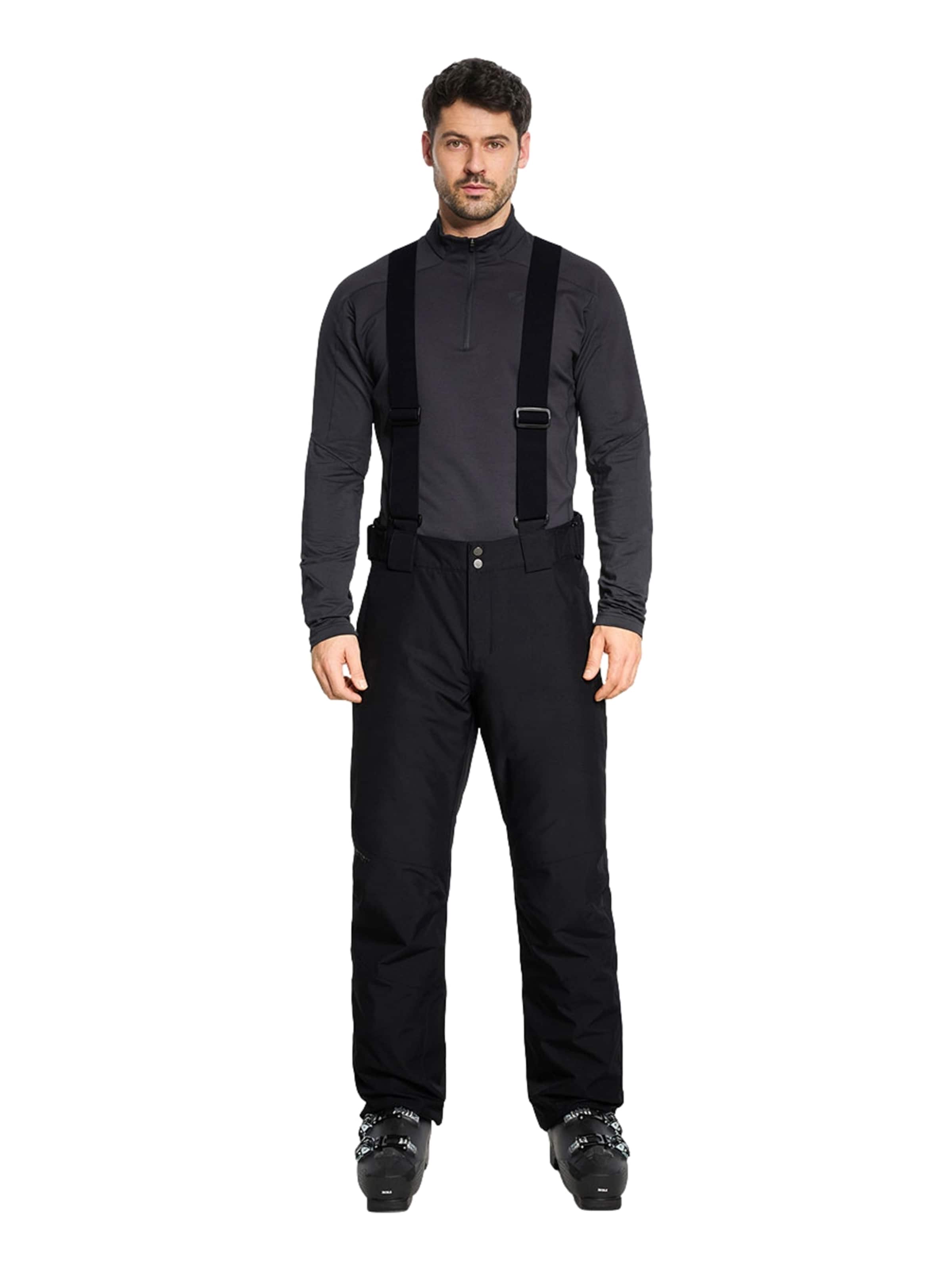 ZIENER Regular Sports trousers 'Taga' in Black