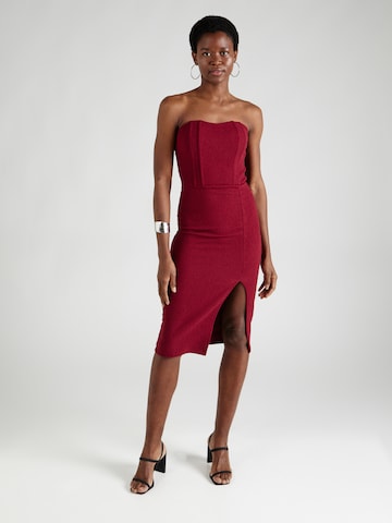 WAL G. فستان للمناسبات 'LYKKE' بلون أحمر