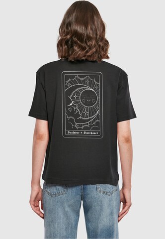 Miss Tee Футболка 'Sunlover Starchaser' в Черный: спереди