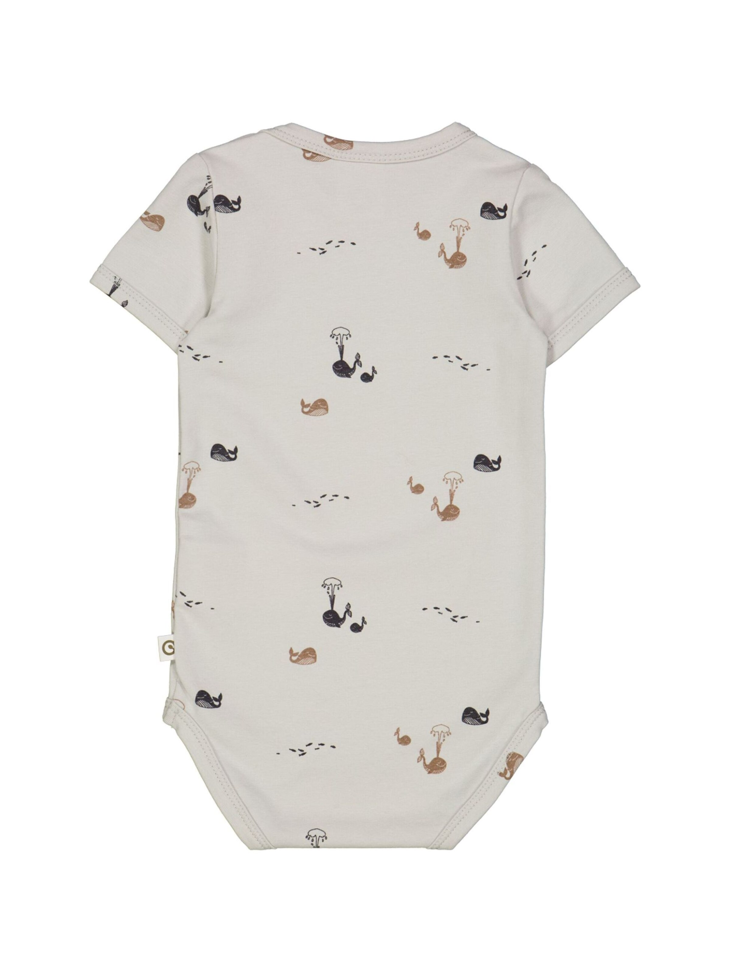 Tutina / body per bambino di Müsli by GREEN COTTON in grigio