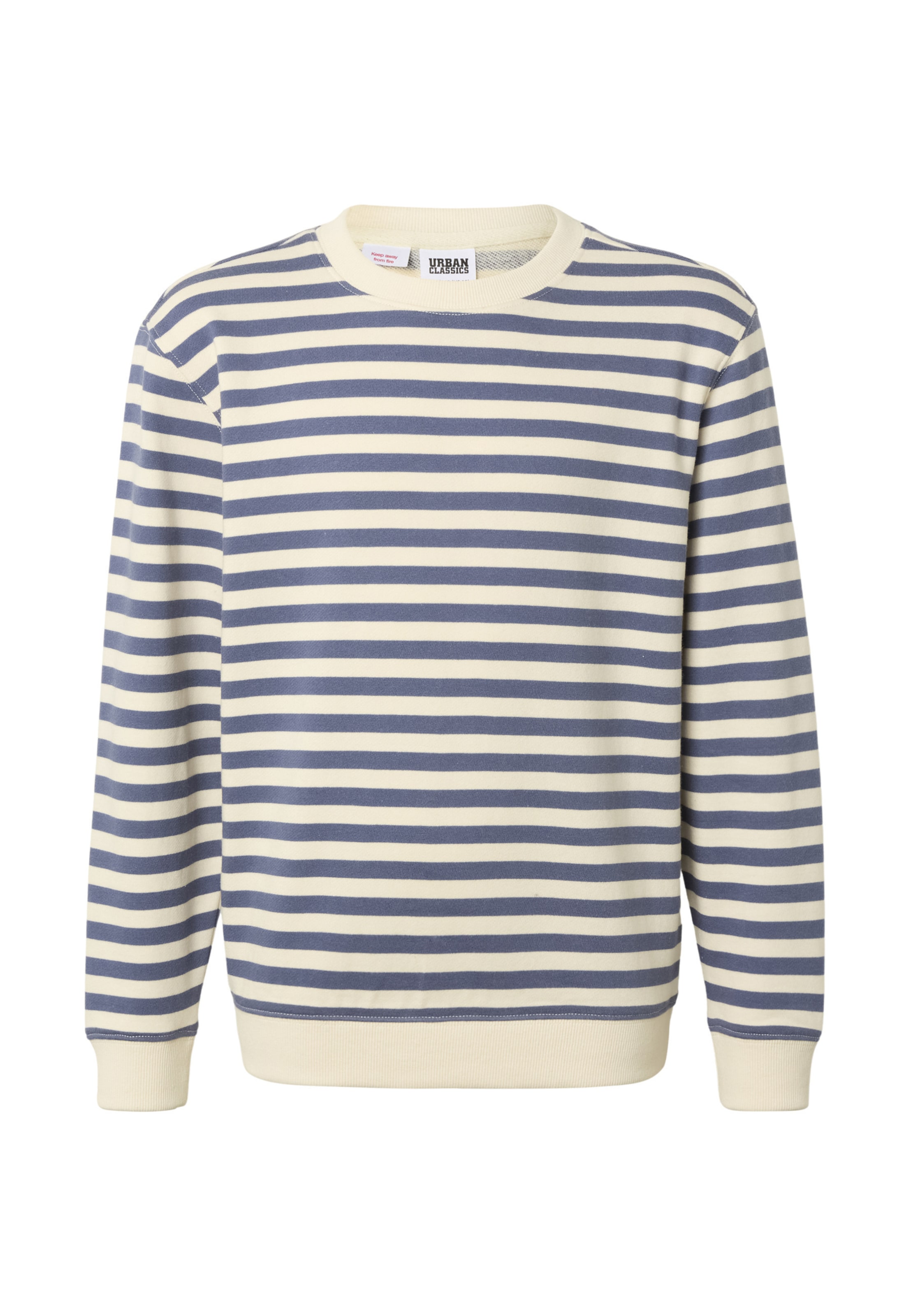 Urban Classics Sweatshirt in Wit: voorkant