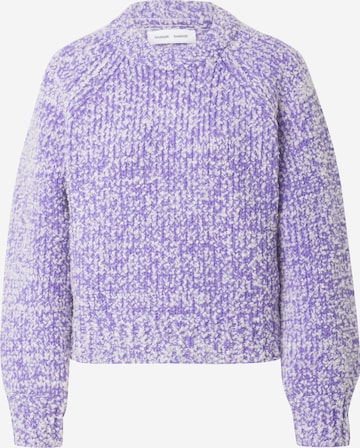 Samsøe Samsøe Sweater 'Aria' in Purple: front