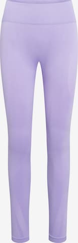 GOLD´S GYM APPAREL Skinny Leggings 'GOLDIE' in Purple: front