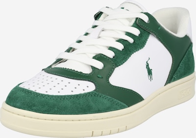 Polo Ralph Lauren Sneaker low i mørkegrøn / hvid, Produktvisning
