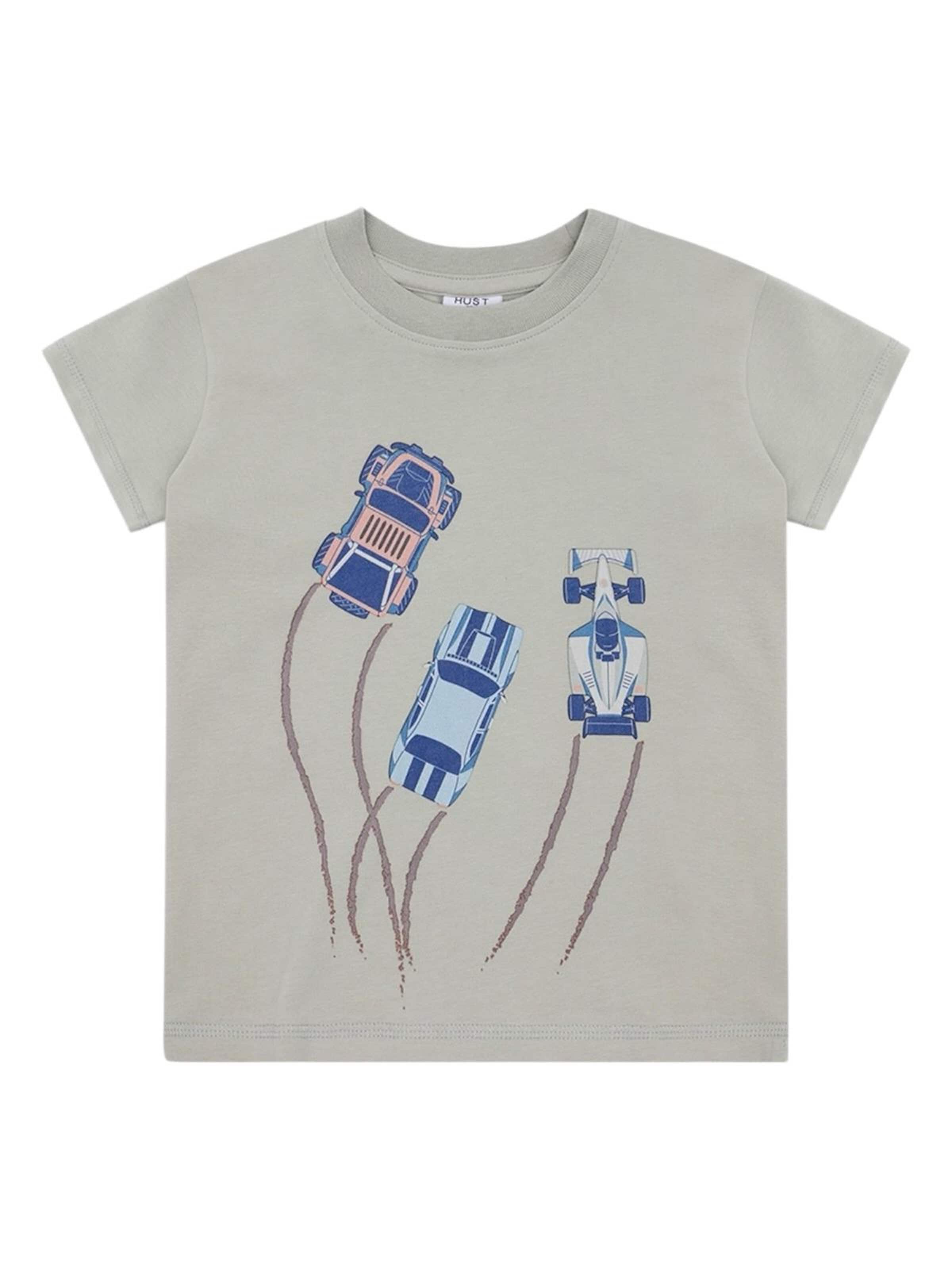 Hust & Claire Shirt 'HCAnton Racing'‌‌ in Braun: Vorderseite