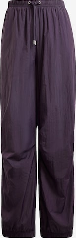 ADIDAS ORIGINALS Tapered Pants 'Premium Essentials Nylon Parachute Bottoms' in Purple: front