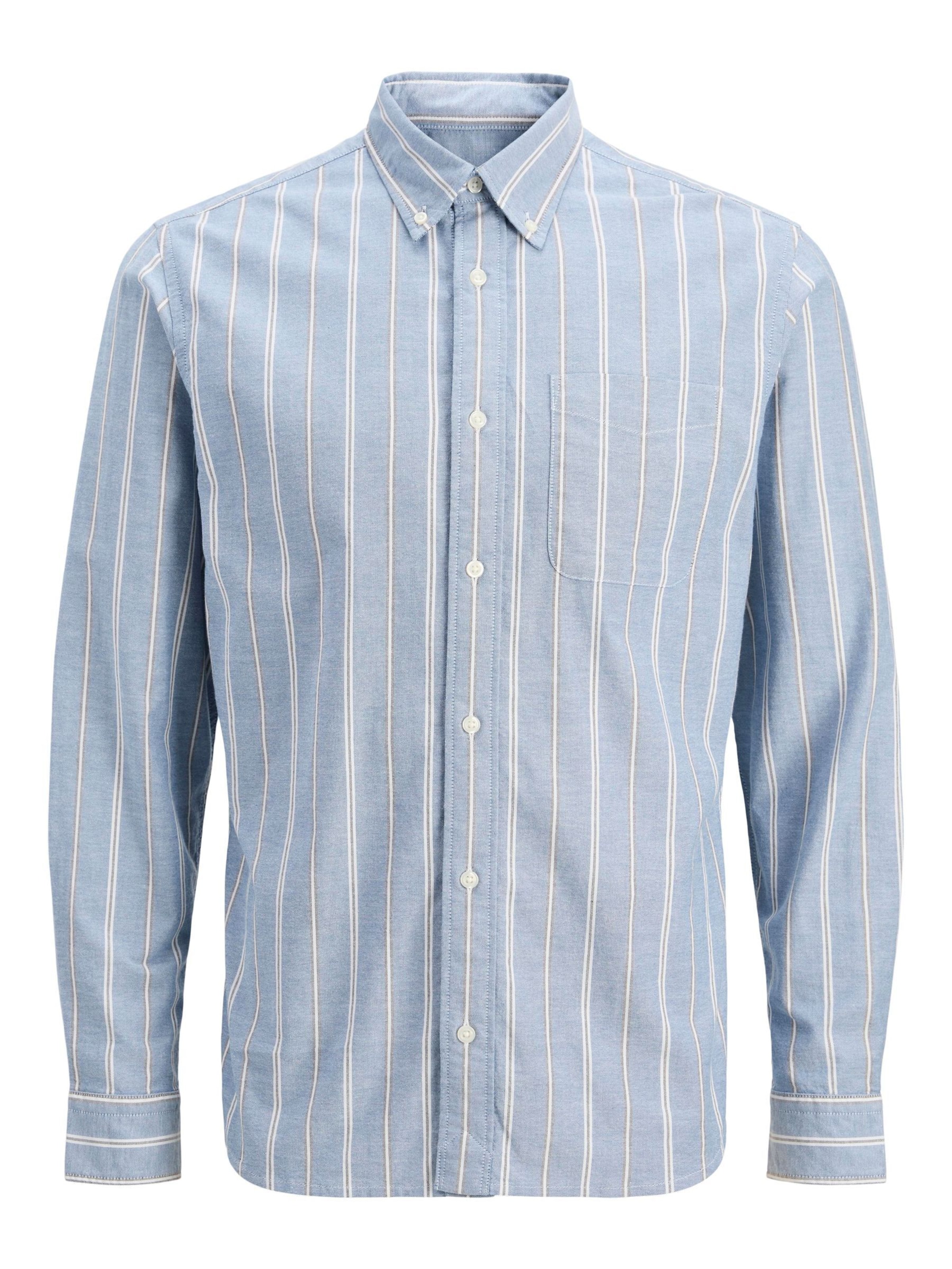 Jack & Jones Premium Overhemd 'JPRBLUBrook' in Blauw: voorkant