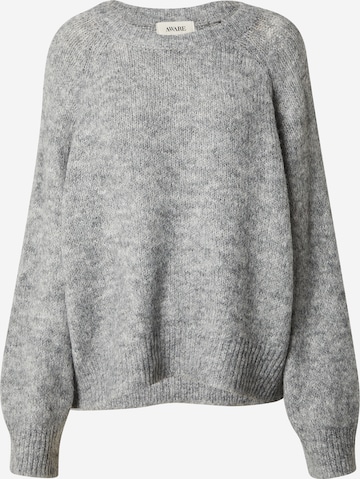 VERO MODA Pullover 'Henley' i grå: forside