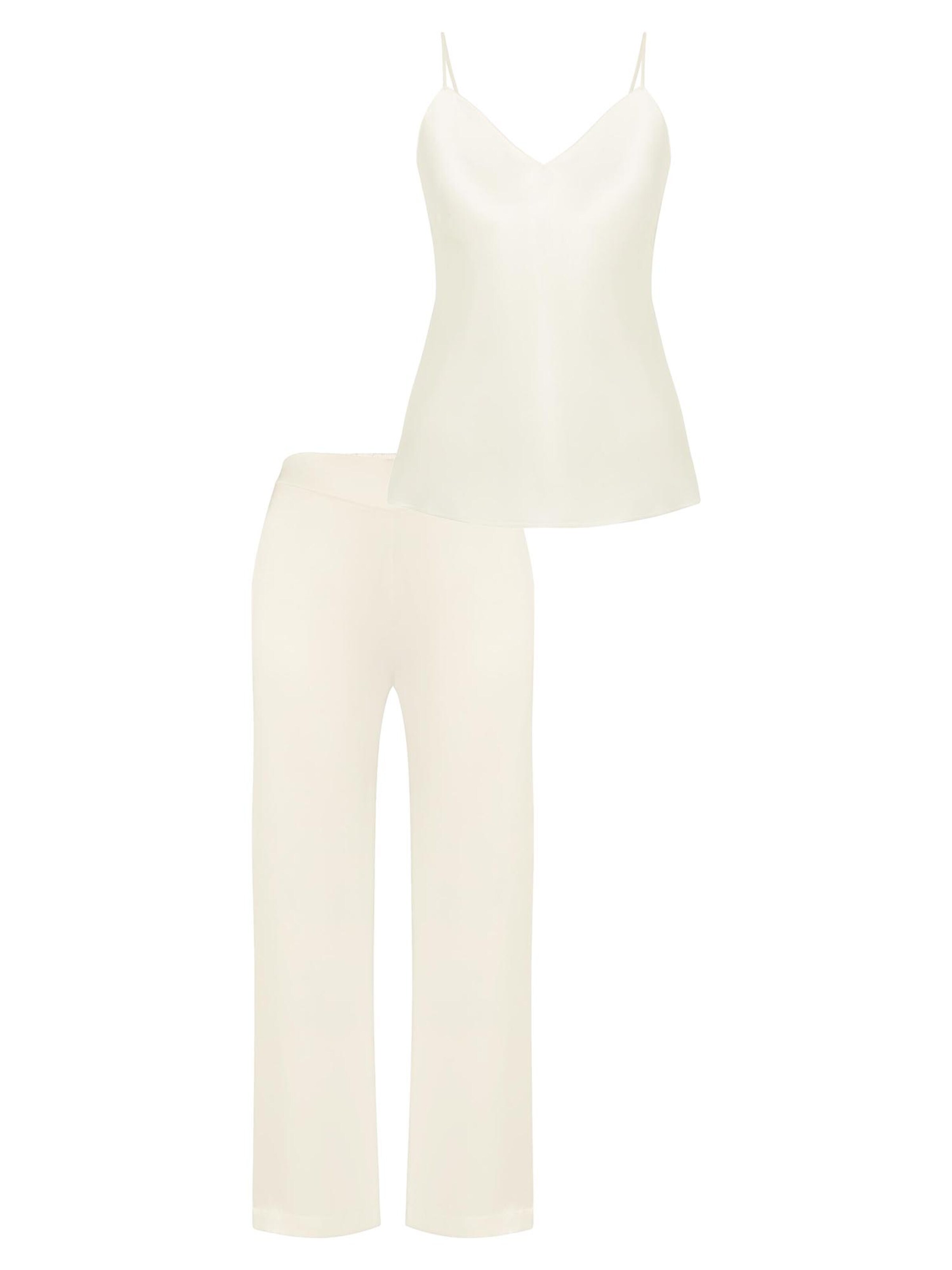 Simone Perele Pajama 'Love Me' in White: front