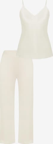Simone Perele Pajama 'Love Me' in White: front