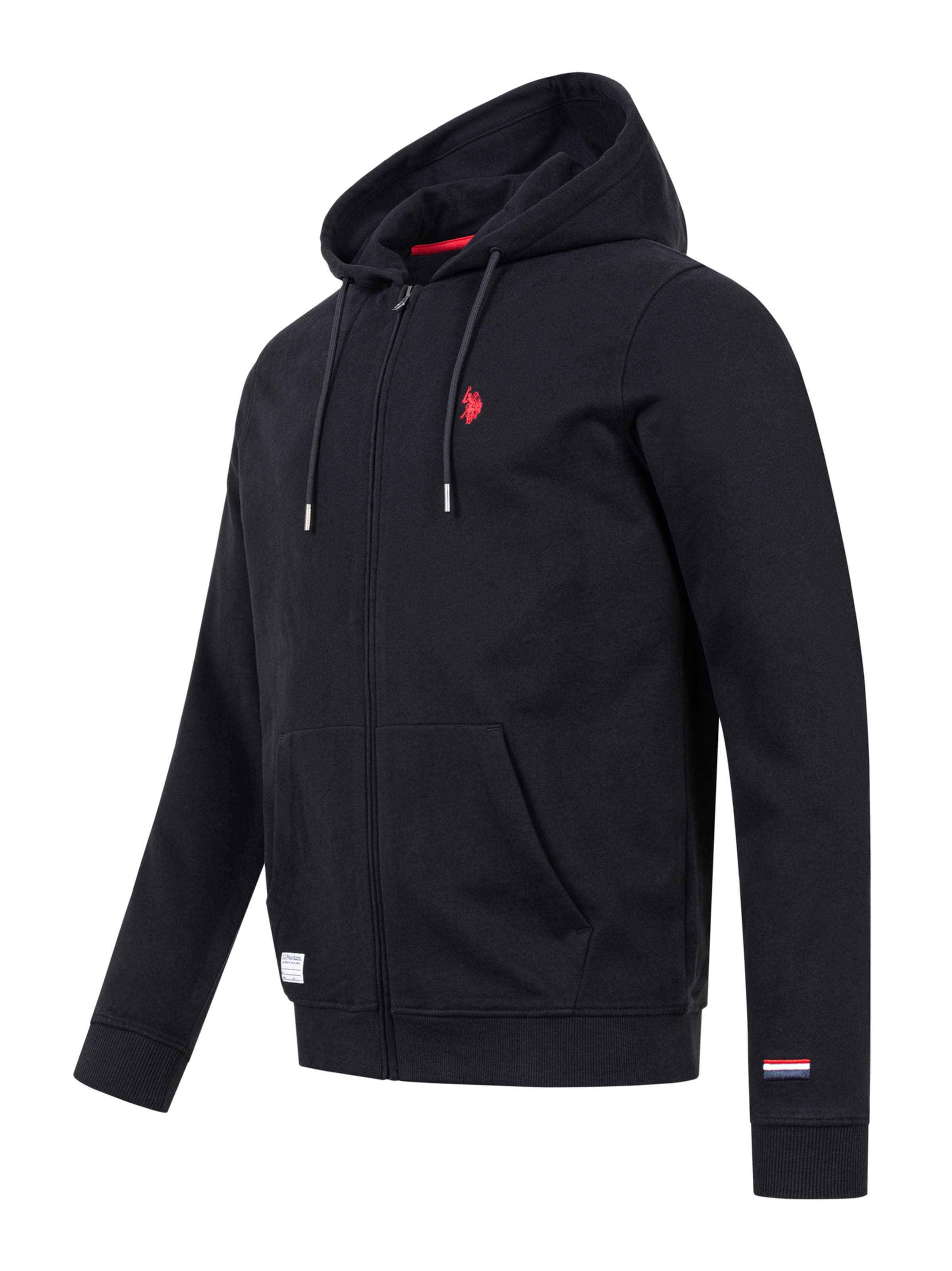 U.S. POLO ASSN. Sweatjacke in Schwarz