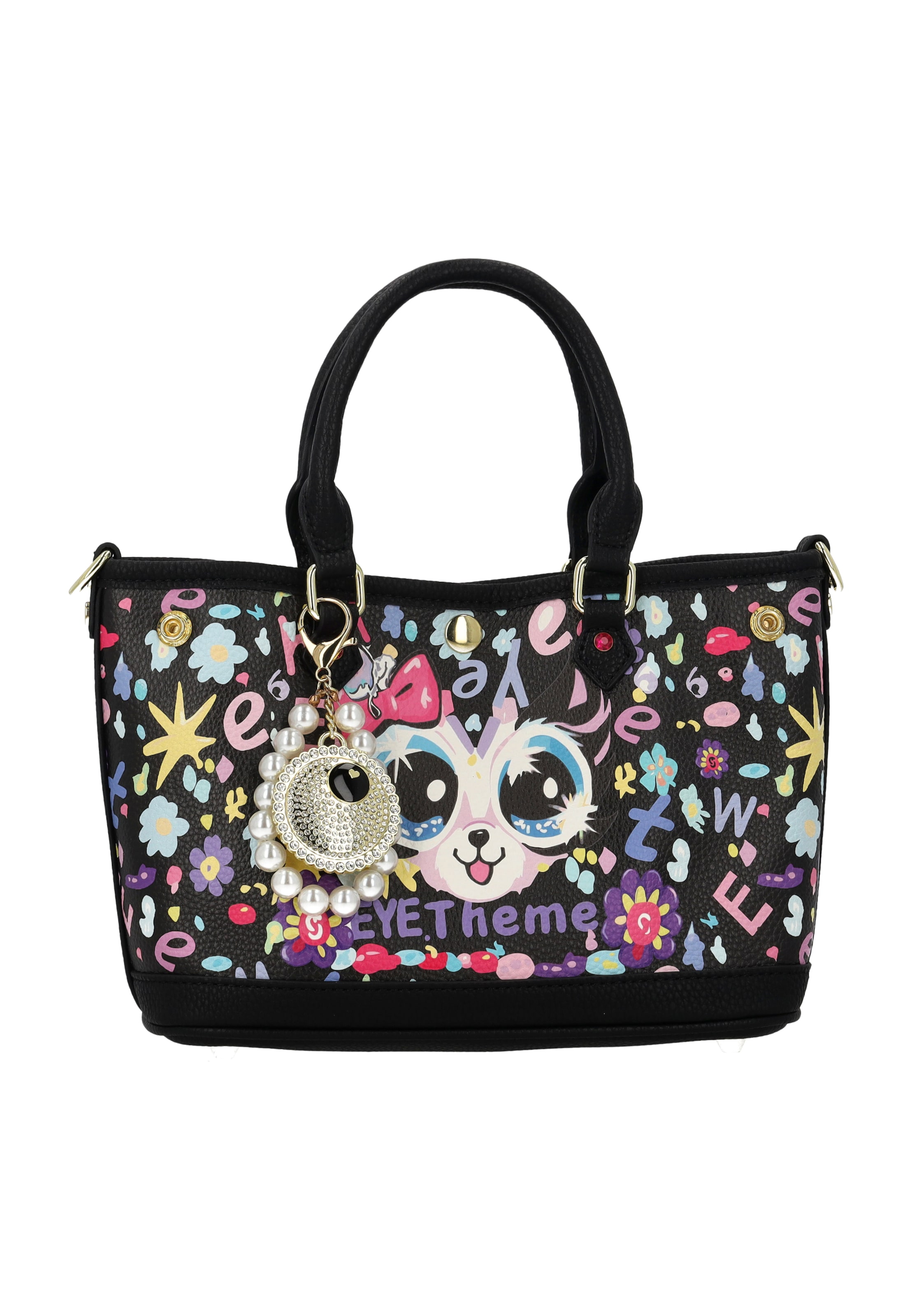 MYMO - Bolso de hombro 'POP EYETHEME' en negro