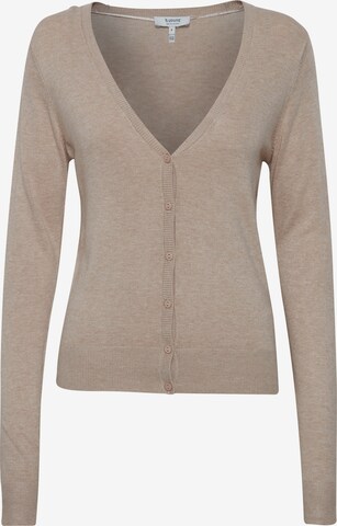 b.young Knit Cardigan 'BYMMPIMBA' in Beige: front