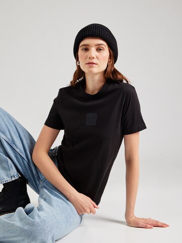 Calvin Klein Jeans Shirt in Zwart: voorkant
