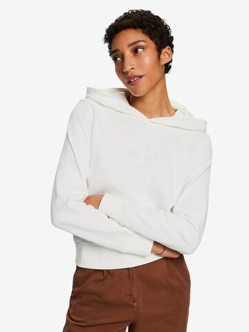 Sweat-shirt ESPRIT en blanc : devant