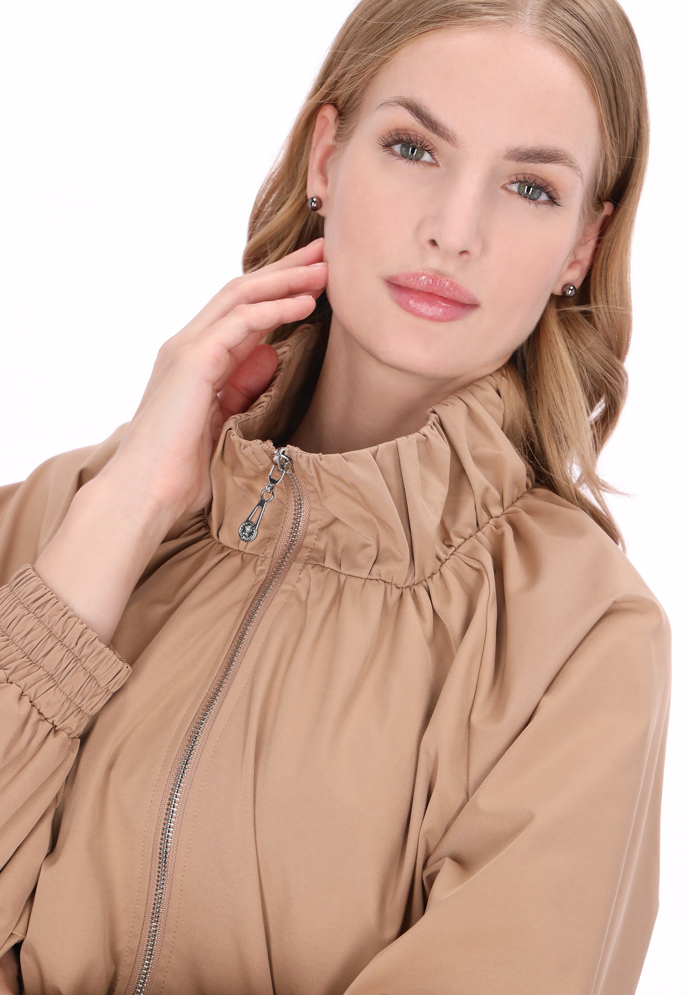 DreiMaster Klassik Between-Season Jacket 'Classic' in Beige