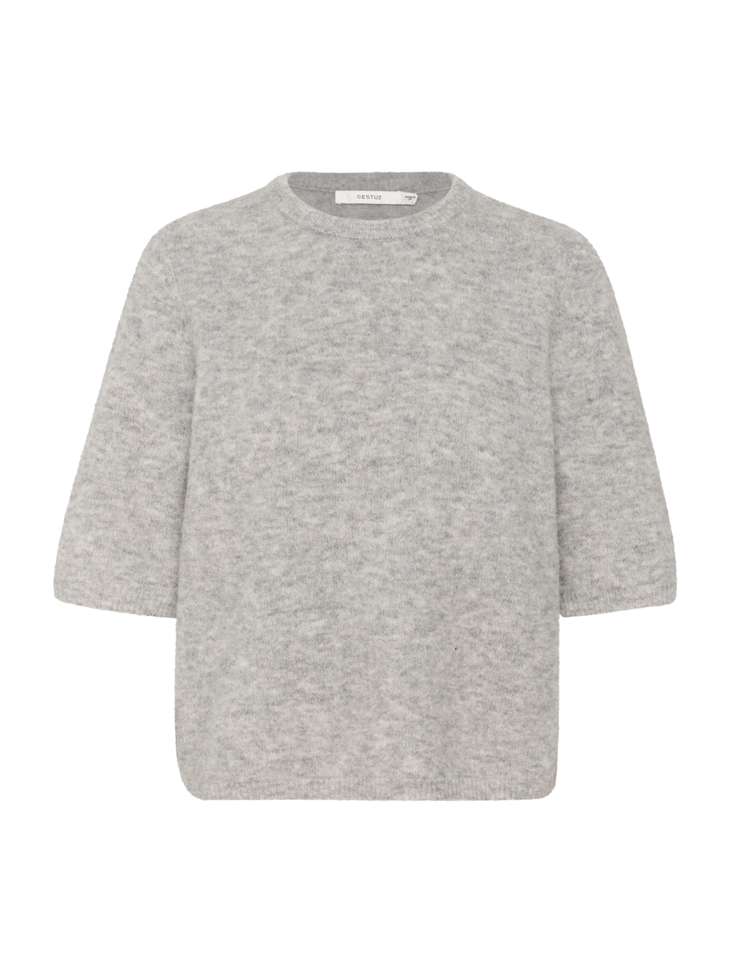 Gestuz Sweater 'AlphaGZ' in Grey: front
