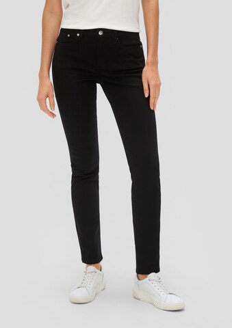 s.Oliver Slim fit Jeans in Black: front