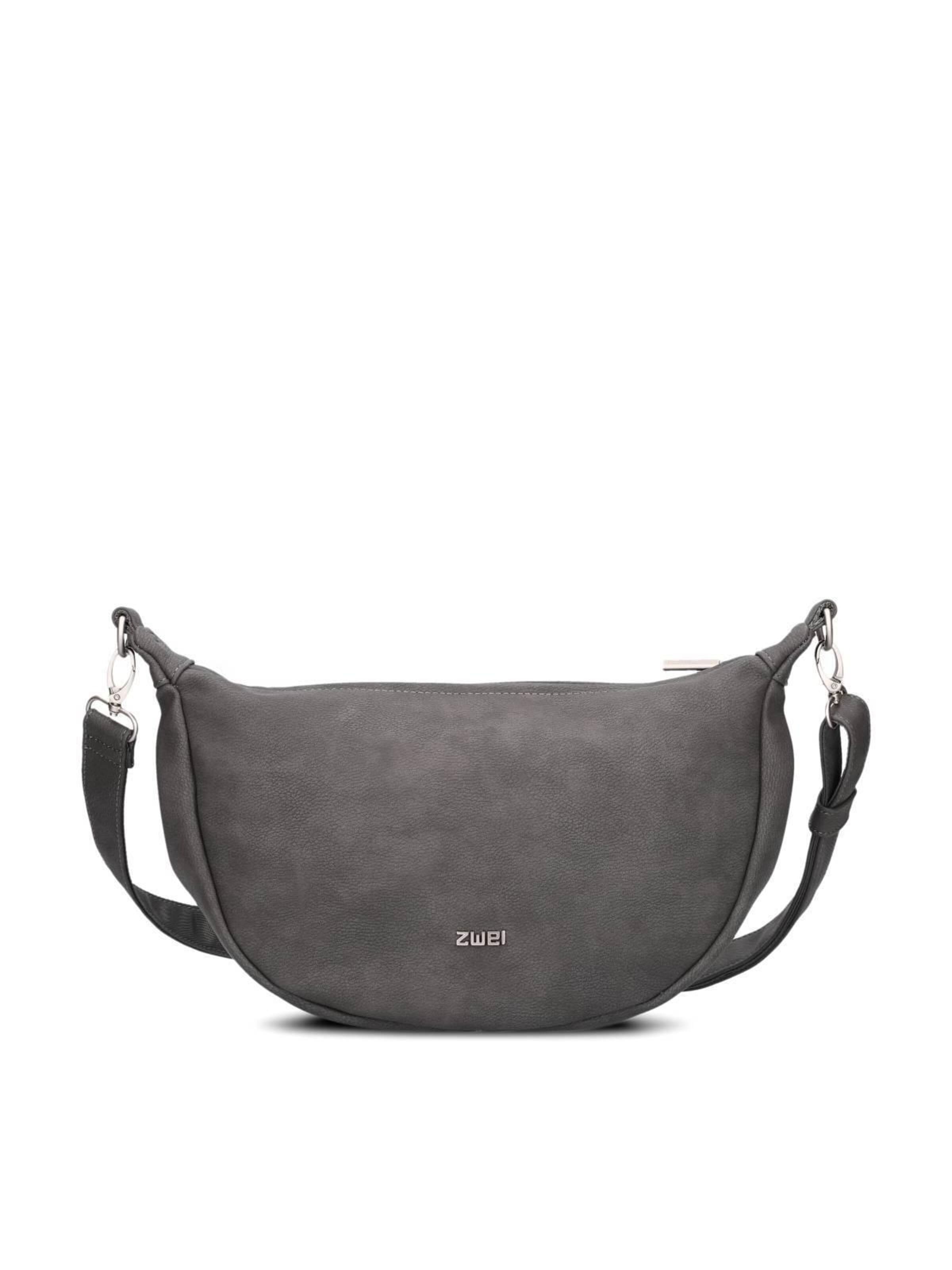 ZWEI Handbag 'MADEMOISELLE.M M70' in Grey: front