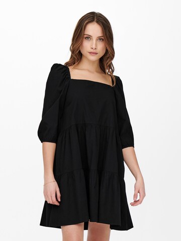 ONLY فستان 'MARYLEE' بلون أسود: الأمام