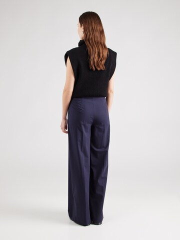 DRYKORN Wide leg Pleated Pants 'Before' in Blue