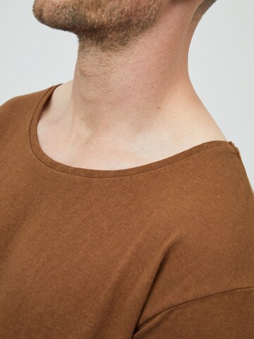 DAN FOX APPAREL Shirt 'Sven' in Brown