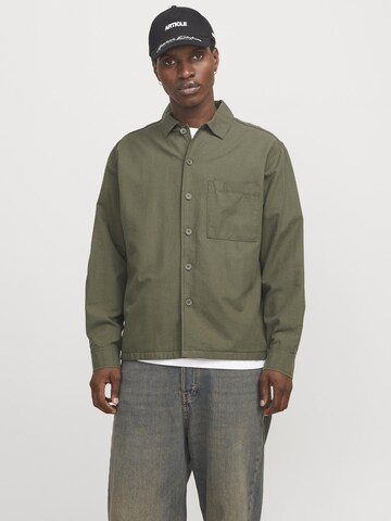 Fit confort Chemise JACK & JONES en vert : devant