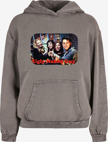 ABSOLUTE CULT Sweatshirt 'Friends - Ugly Naked Guy' in Grey: front