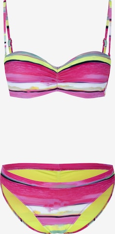 CHIEMSEE Balconette Bikini in Yellow: front