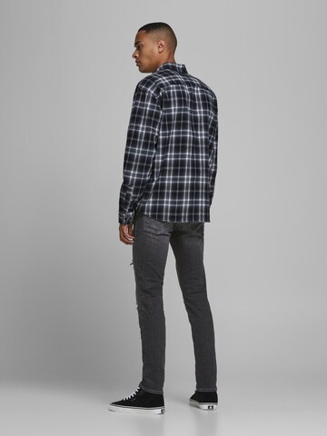 JACK & JONES Skinny Τζιν 'Liam' σε μαύρο