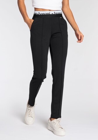 BRUNO BANANI Pajama Pants in Black: front
