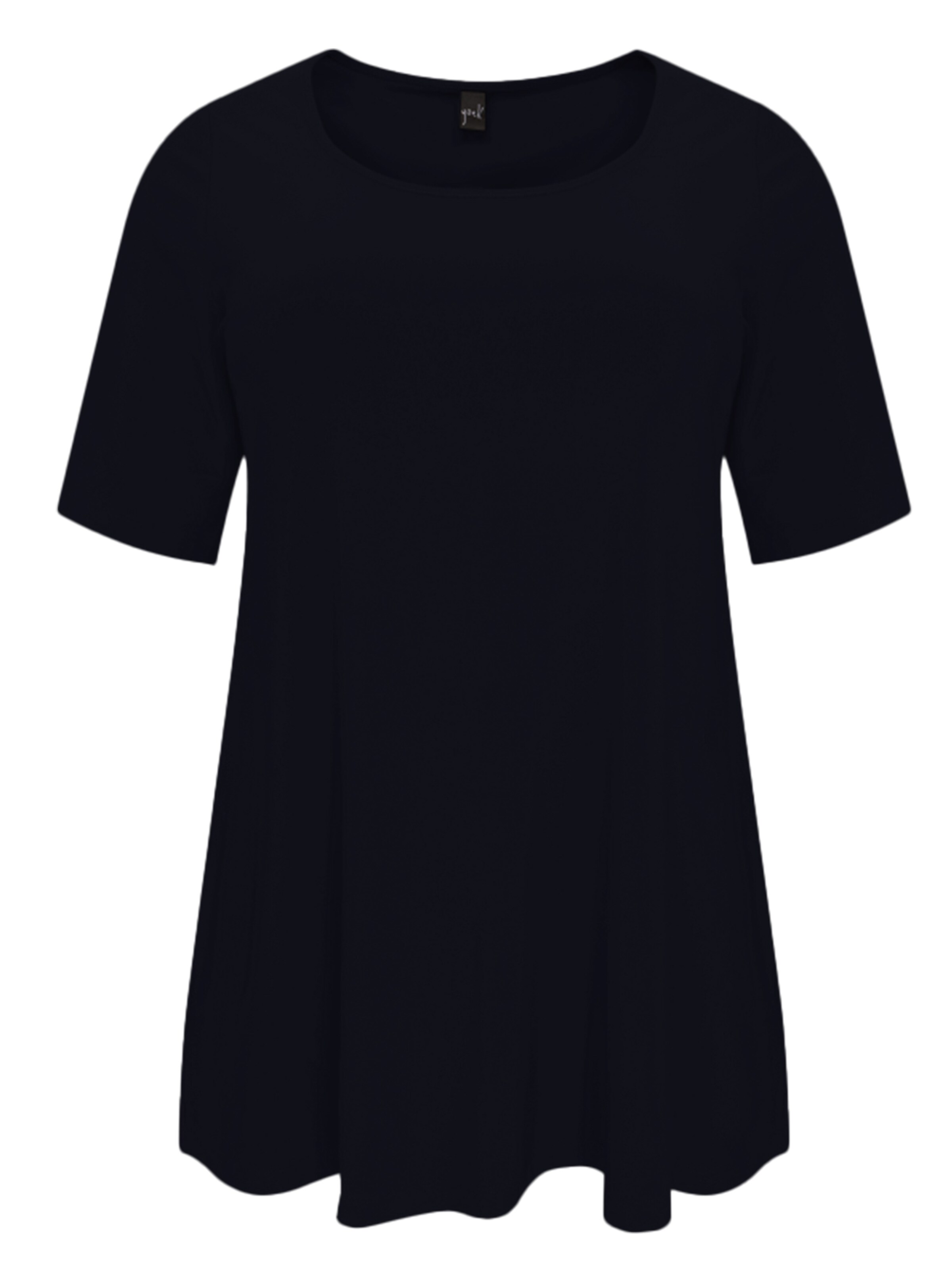 YOEK Tuniek in Zwart: voorkant