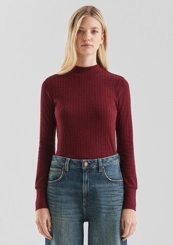 QS Shirt in Rood: voorkant