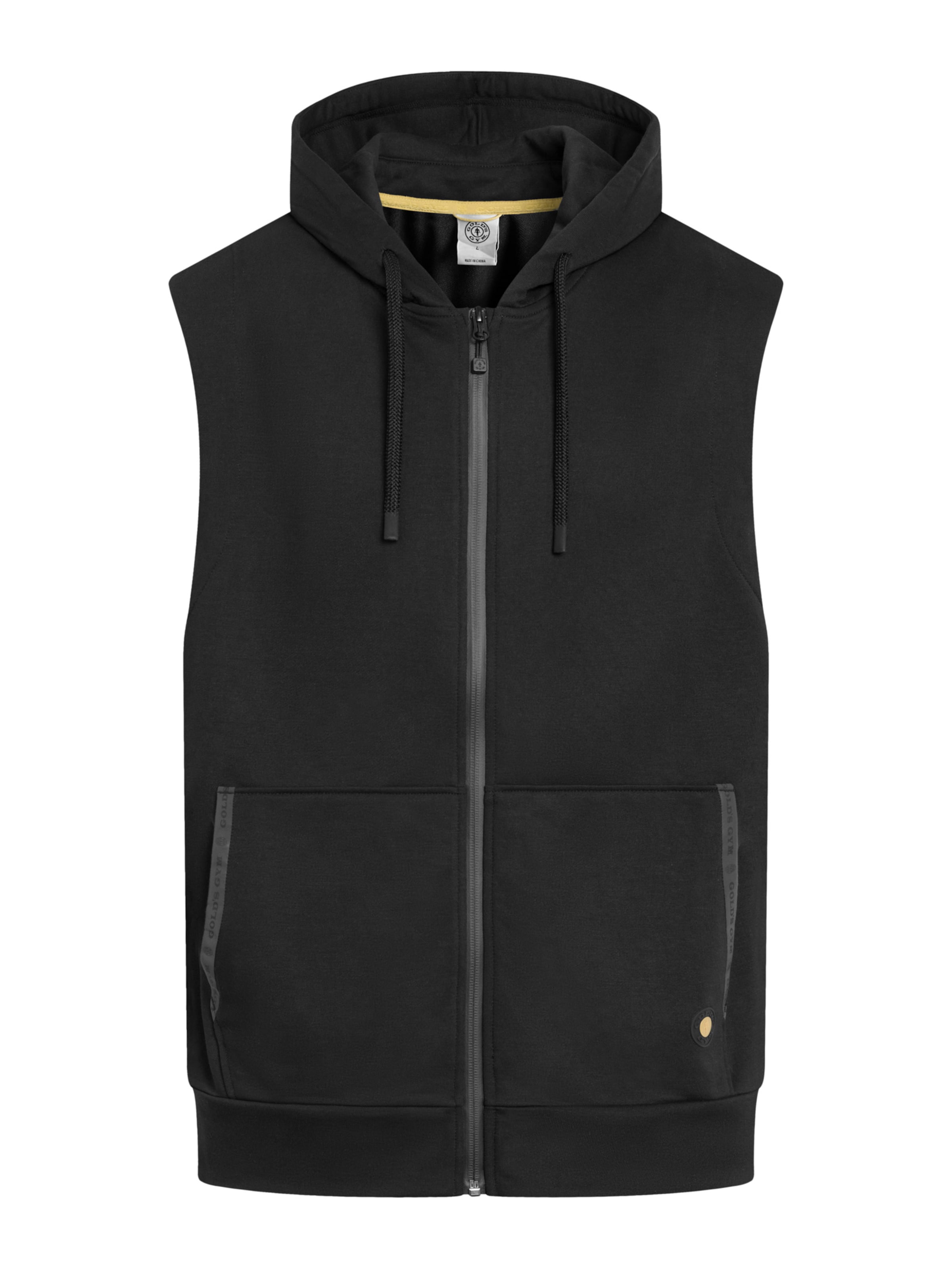 GOLD´S GYM APPAREL Sports vest 'Draper' in Black: front