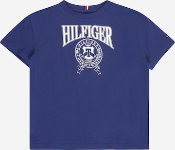 TOMMY HILFIGER Shirt 'Varsity' in Blue: front