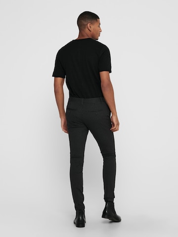 Only & Sons Skinny Chino kalhoty 'Mark' – šedá