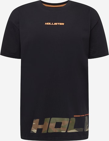 T-Shirt HOLLISTER en noir : devant