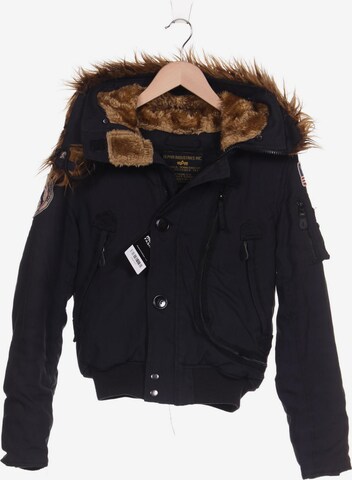 ALPHA INDUSTRIES Jacket & Coat in XS in Black: front