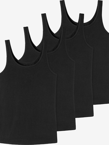 uncover by SCHIESSER Onderhemd ' Uncover ' in Zwart: voorkant