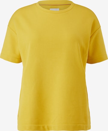 TRIANGLE Sweatshirt in Geel: voorkant