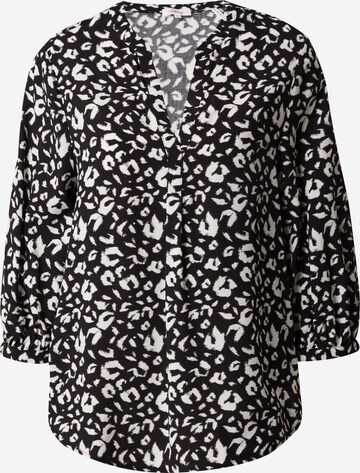 s.Oliver Blouse in Zwart: voorkant