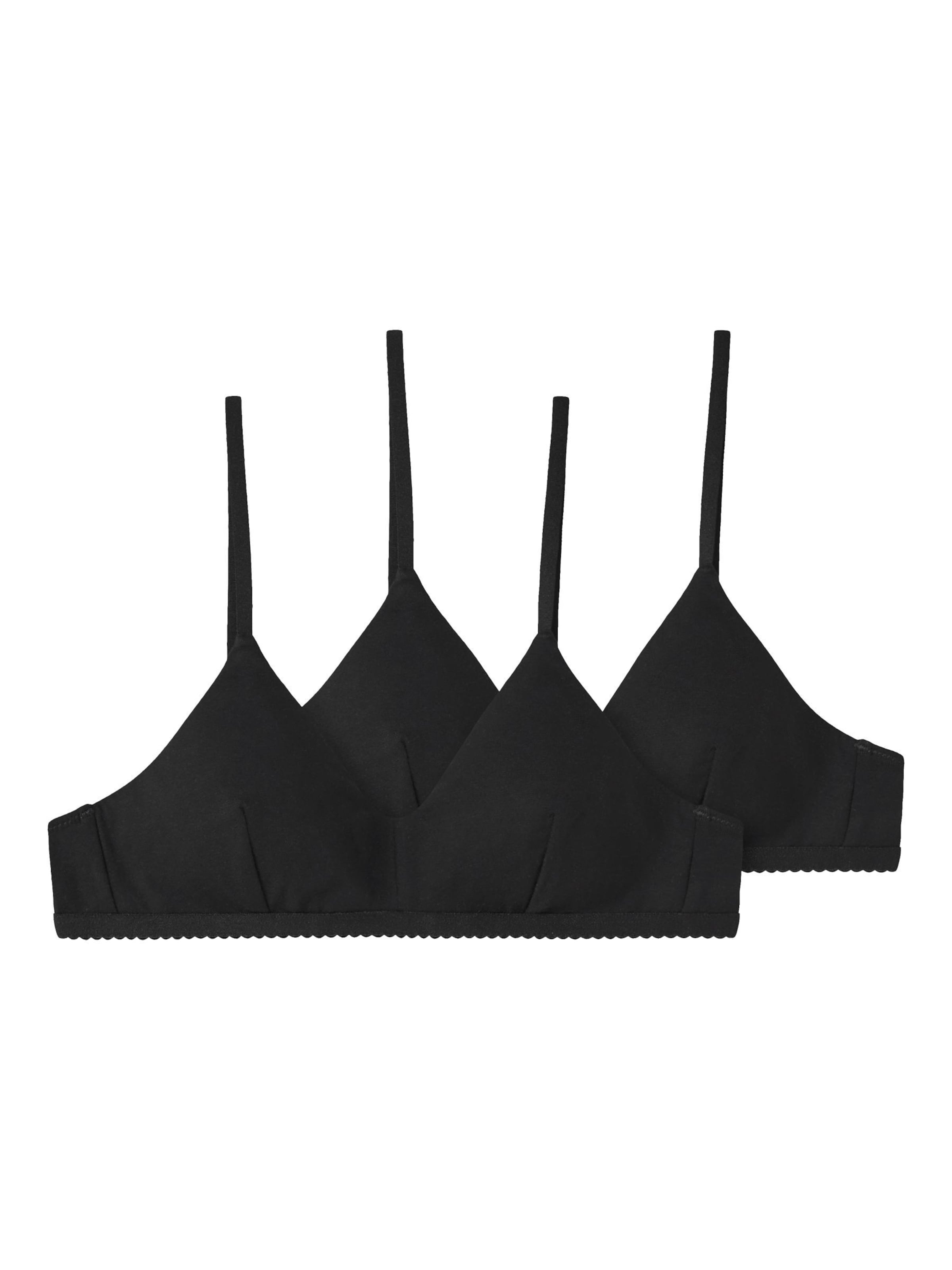 T-shirt Reggiseno di LMTD in nero: frontale