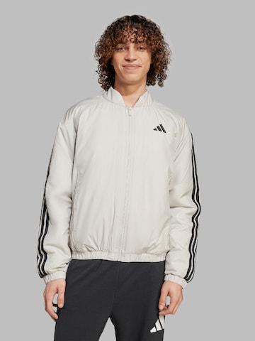 ADIDAS SPORTSWEAR Спортивная куртка 'Essentials' в Серый: спереди
