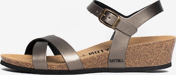 Bayton Páskové sandály 'Canberra' – bronzová: přední strana